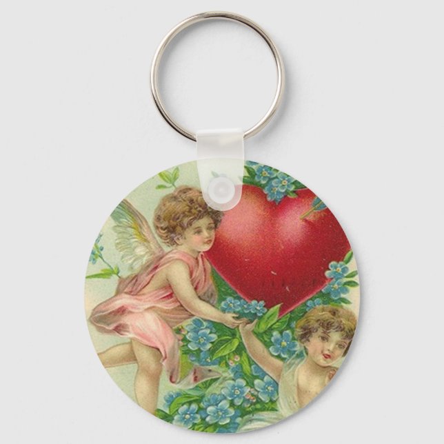 Forget me knot Valentine Key Ring (Front)