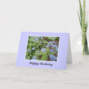 Forget Me Knots Birthday card