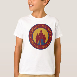 Forget Me Not Animal Rescue Kids Logo T T-Shirt