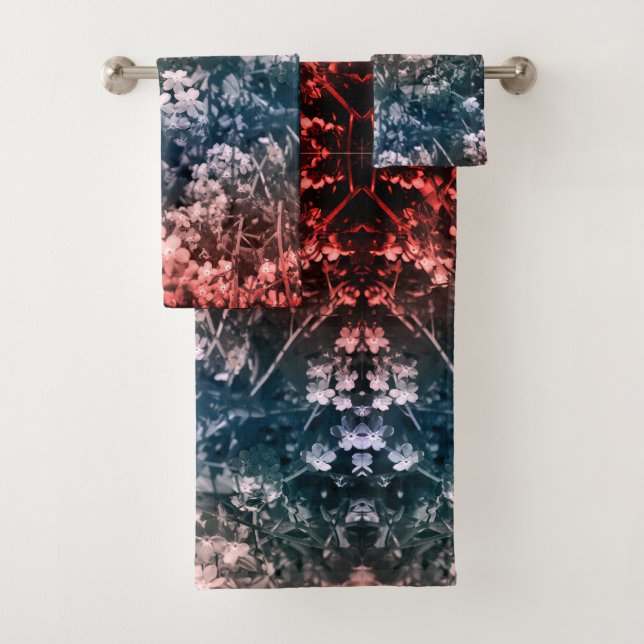 forget me not bath towel set (Insitu)