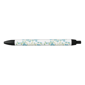 Forget Me Not  Black Ink Pen