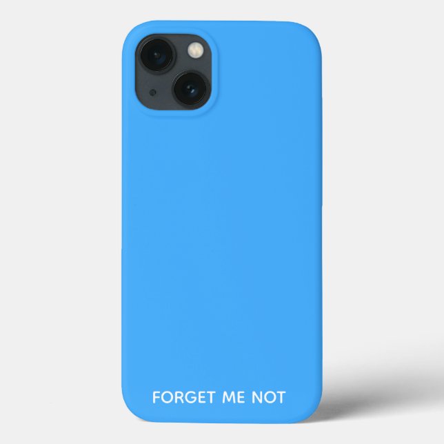 Forget-me-not blue color name Case-Mate iPhone cas Case (Back)