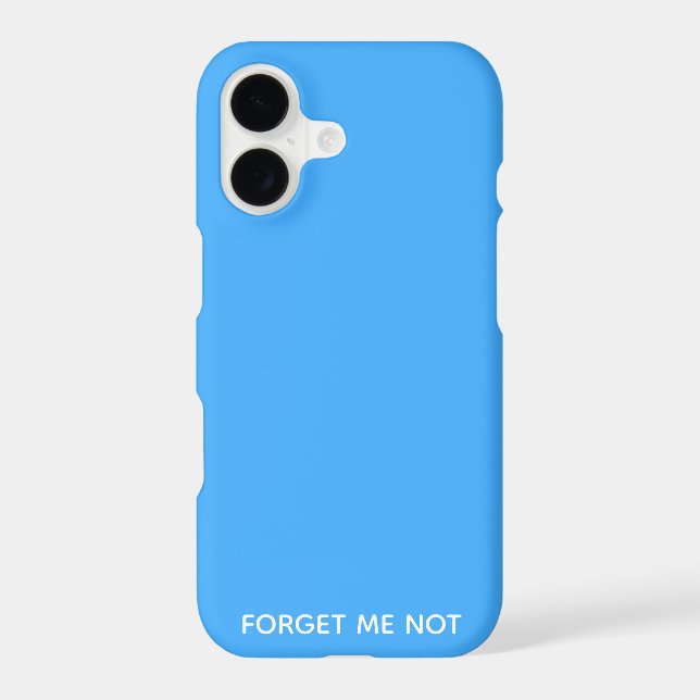 Forget-me-not blue colour name (Back)