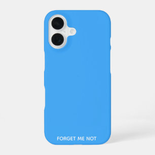 Forget-me-not blue colour name iPhone 16 case
