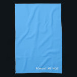 Forget-me-not blue colour name tea towel<br><div class="desc">Forget-me-not blue colour name</div>