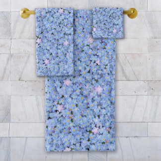 Forget-me-not Blue Photographic Towel