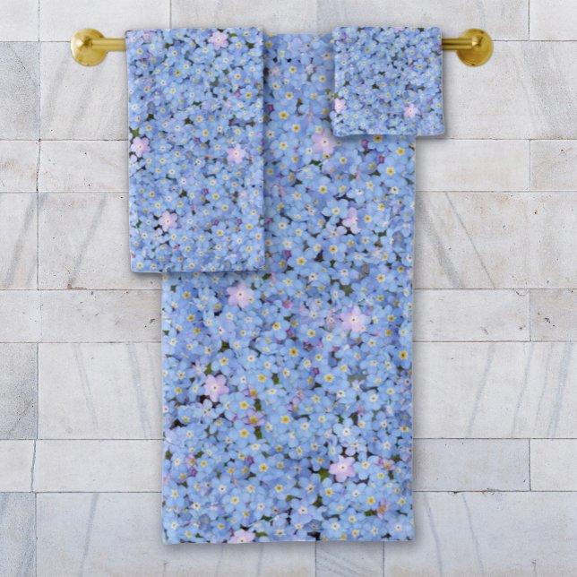 Forget-me-not Blue Photographic Towel (Creator Uploaded)