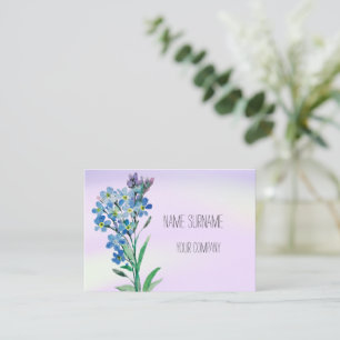  Forget me not business card