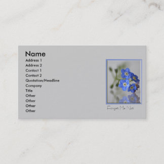 Forget me Not Business Card