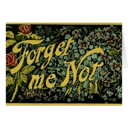 Forget Me Not Card