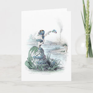 Forget me-not card