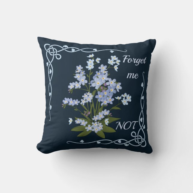 Forget me not cushion (Front)