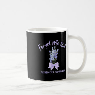 Forget Me Not Dementia Heimerheimer Awareness Flow Coffee Mug