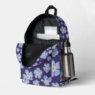 Forget me not Design on Backpack