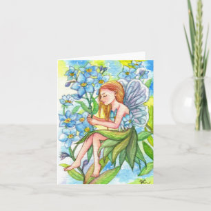Forget-Me-Not Fairy Card