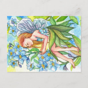 Forget-Me-Not Fairy Postcard