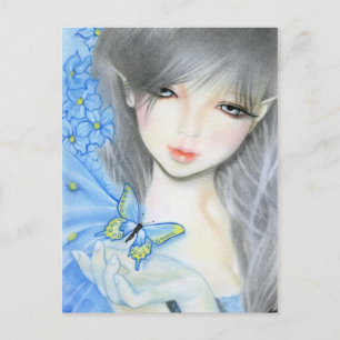 Forget me not Fairy Postcard