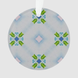 Forget-Me-Not Floral Acrylic Ornament