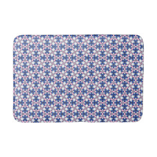 Forget Me Not Floral Bath Mat