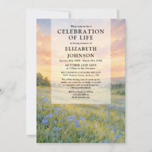 Forget Me Not Floral Celebration of Life Funeral