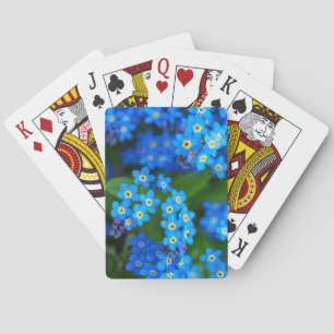 Forget-me-not Floral Playing Cards