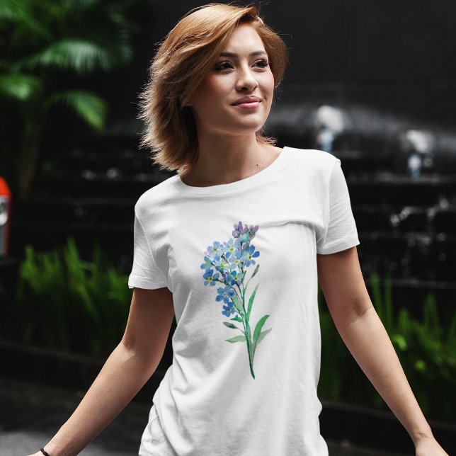Forget me not floral T-Shirt (Creator Uploaded)