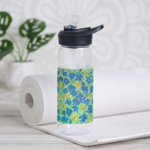 Forget-Me-Not Floral Water Bottle