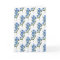 Forget Me Not Flower Greetings Card White Pattern