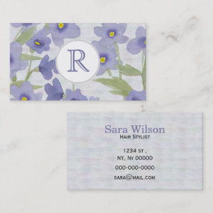 forget-me-not-flowers business card