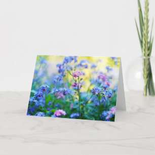 Forget-Me-Not Flowers Card