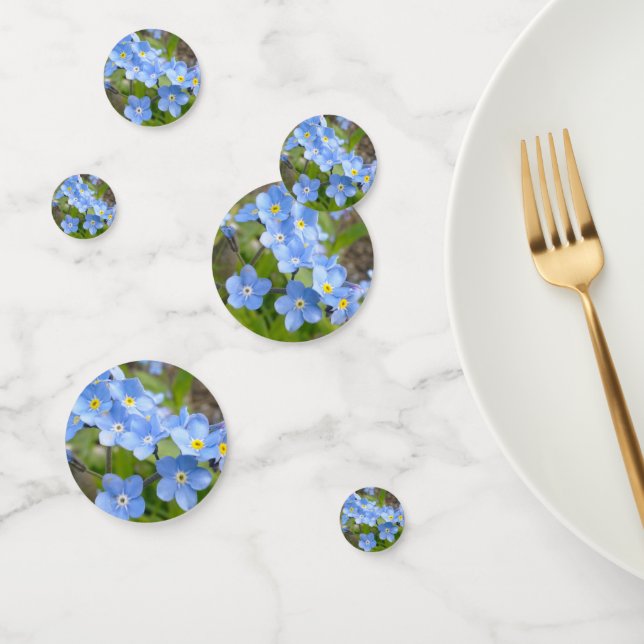 Forget-me-not Flowers Confetti (Group)