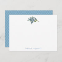 Forget-Me-Not Flowers Personal Stationery