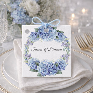 Forget-Me-Not Flowers Watercolor Elegant   Favour Tags