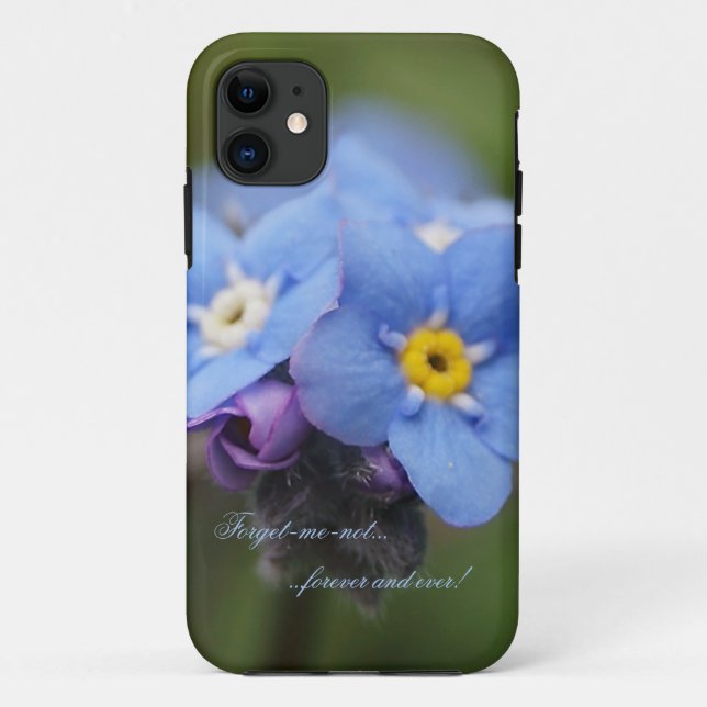 Forget-me-not forever and ever! Case-Mate iPhone case (Back)