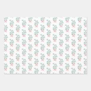 Forget Me Not Gift Wrap Holiday Wrapping Paper