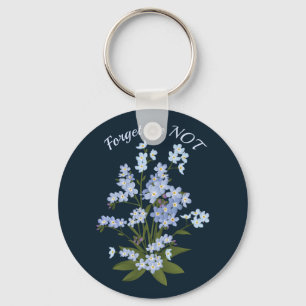 Forget me not key ring
