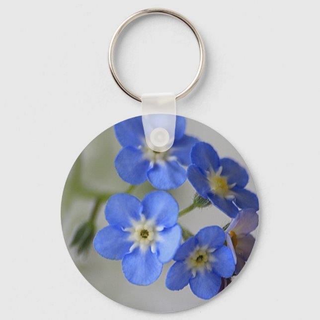 Forget Me Not Key Ring (Front)