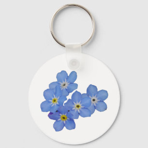 Forget Me Not Keychain