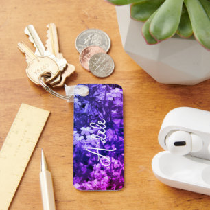 Forget me not  keychain