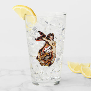 Forget Me Not - Mermaid  - Pint Glass
