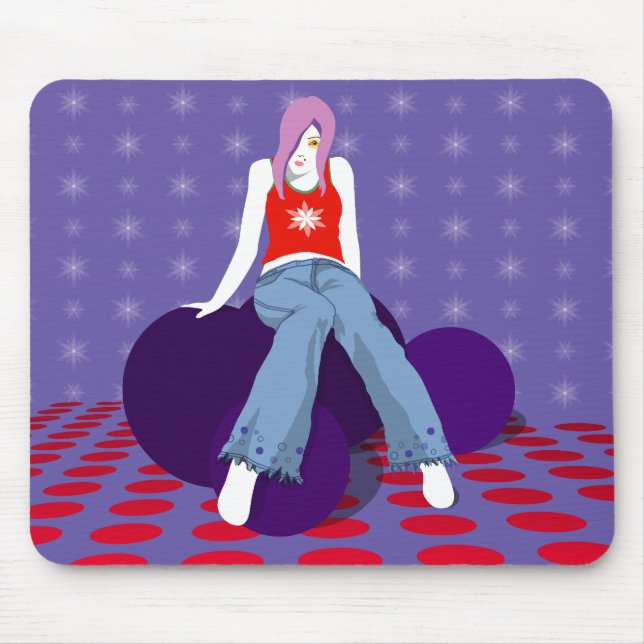 "Forget Me Not" Mousepad (Front)