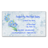Forget Me Not Nail Salon Business Card