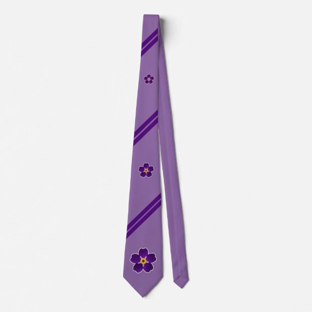Forget me not Neck Tie (Front)