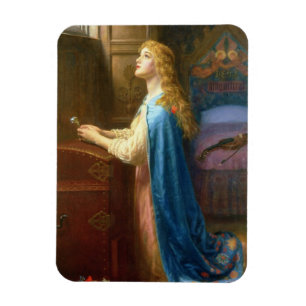 'Forget me Not' (oil on canvas) Magnet