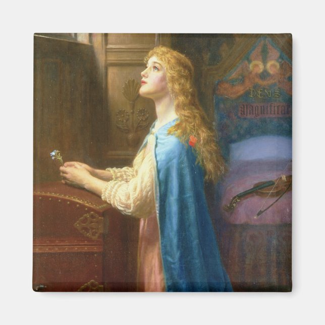 'Forget me Not' (oil on canvas) Magnet (Front)
