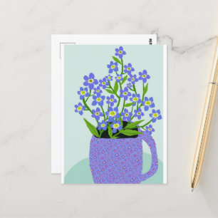 Forget Me Not Postcard