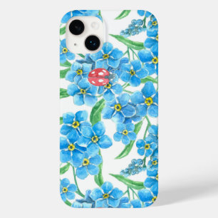 Forget me not seamless floral pattern Case-Mate iPhone 14 plus case