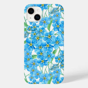Forget me not seamless pattern Case-Mate iPhone 14 plus case