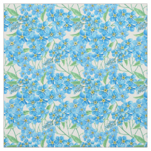Forget me not seamless pattern fabric