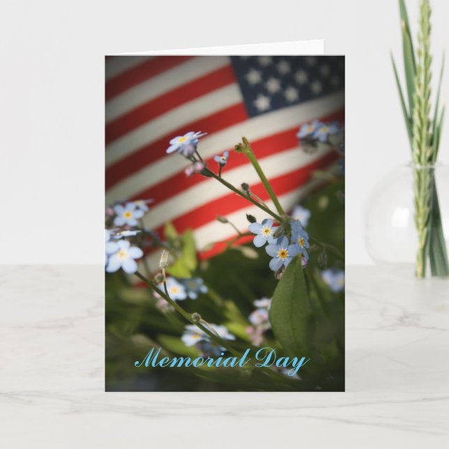Forget me not, Standard white envelopes included Card (Front)
